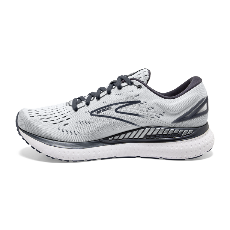 Brooks Glycerin Gts 19 אפור-לבן