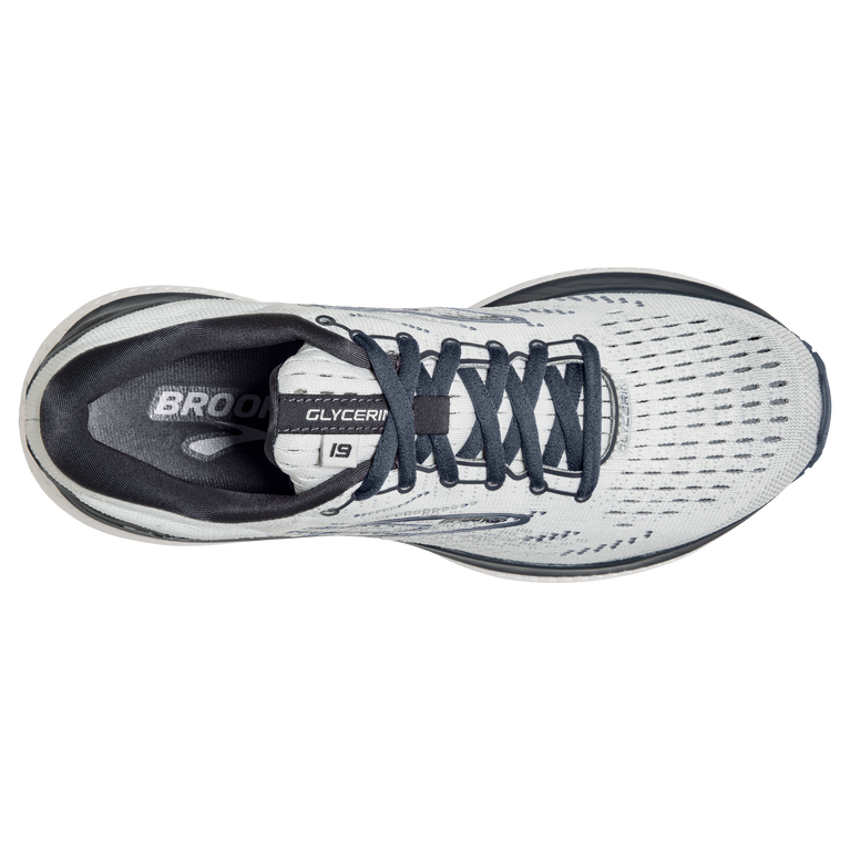 ברוקס גליצרין 19 אפור-לבן