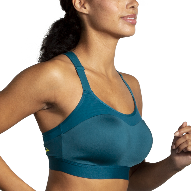 Brooks Darre Racerback Run חזיית סיד ים עמוק