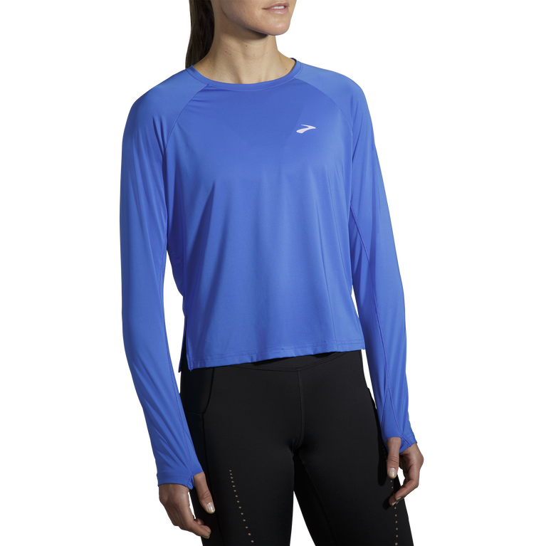 Brooks Sprint חינם שרוול ארוך Bluetiful