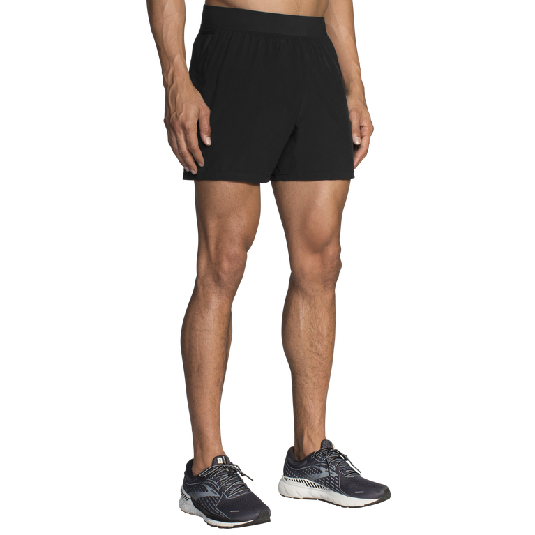 Brooks Sherpa 5 אינץ' קצר שחור