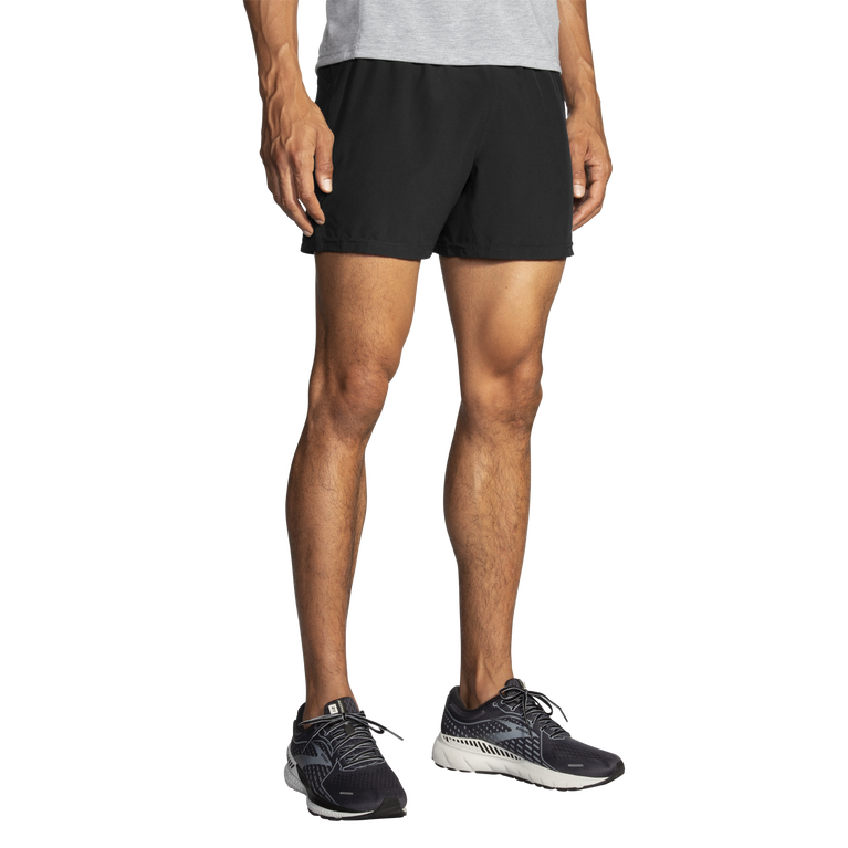 Brooks Sherpa 5 אינץ' קצר שחור