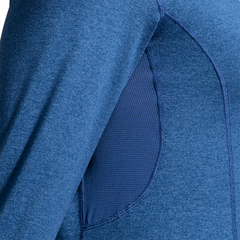 Brooks מקף 1/2 רוכסן אפר כחול אברש