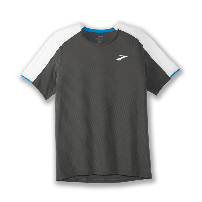 אווירת נחלים שרוול קצר צדפה כהה אפור קפוא