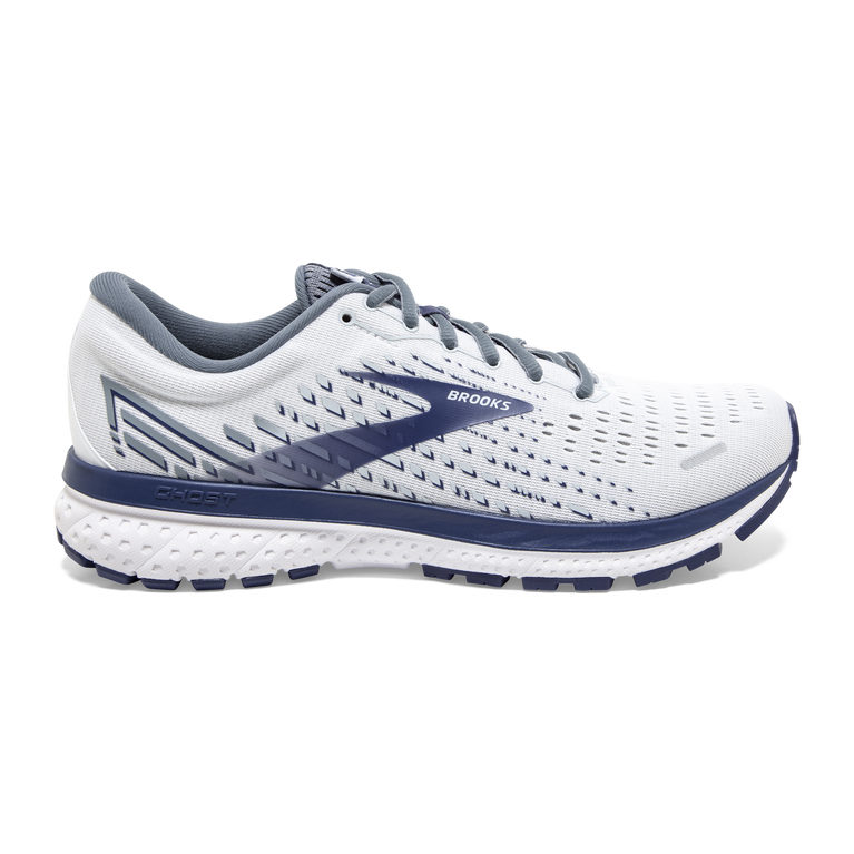 Brooks Ghost 13 קובלט לבן-אפור-עמוק