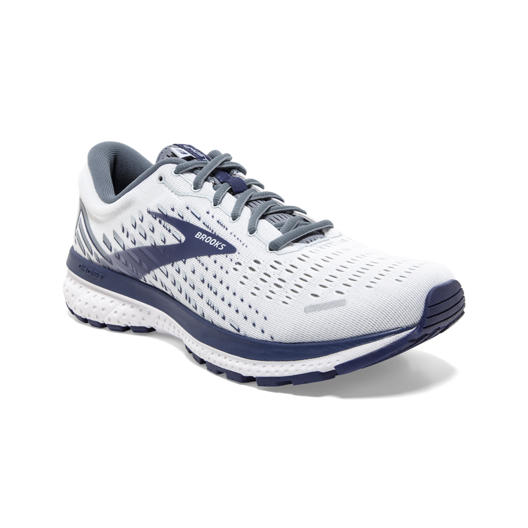 Brooks Ghost 13 קובלט לבן-אפור-עמוק