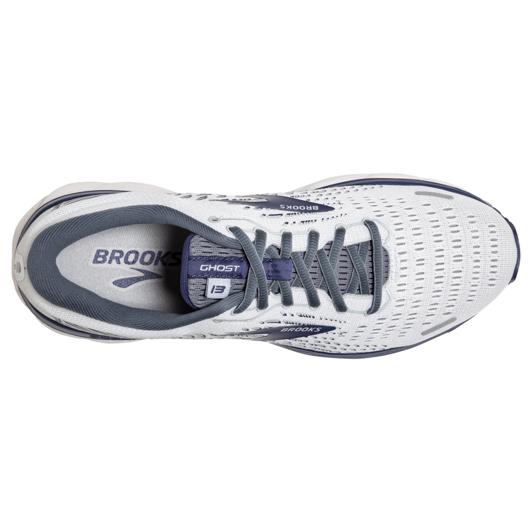 Brooks Ghost 13 קובלט לבן-אפור-עמוק