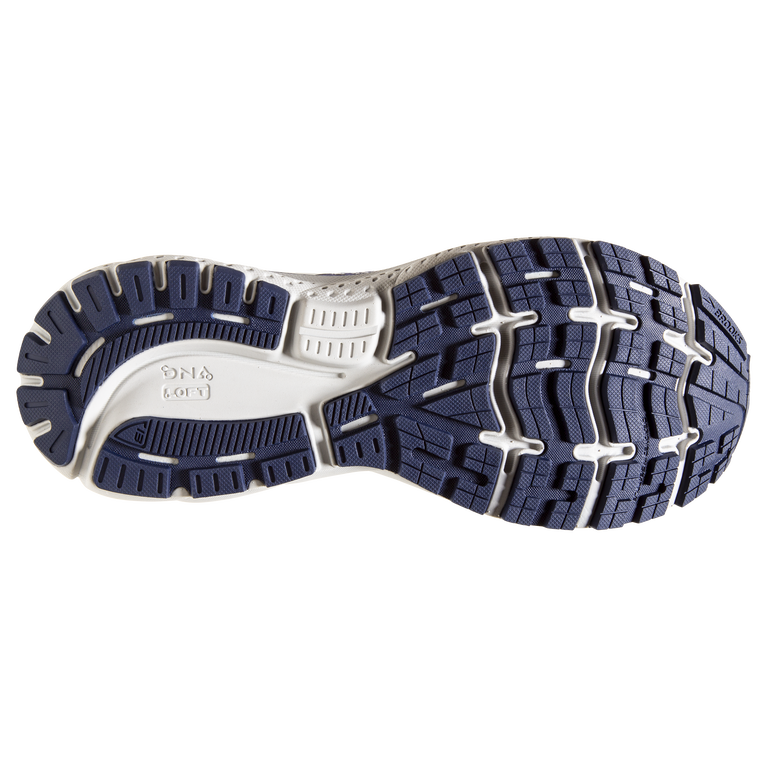 Brooks Ghost 13 קובלט לבן-אפור-עמוק