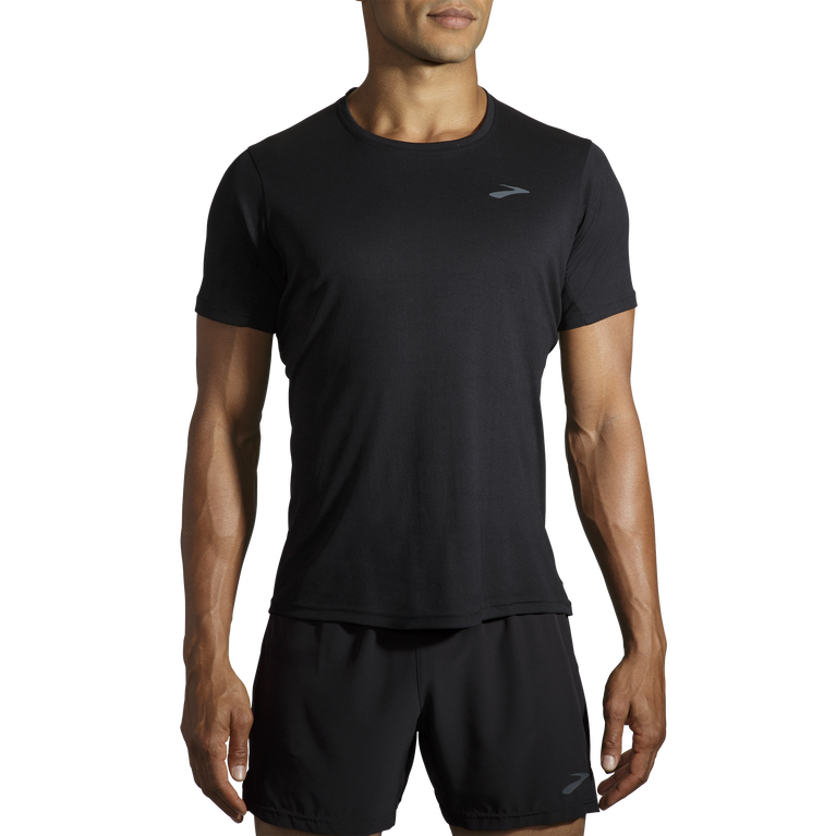 Brooks אווירה שרוול קצר שחור