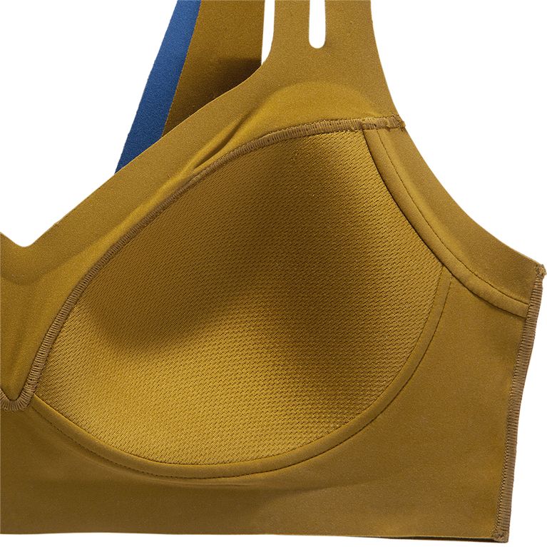 ברוקס מעז בריצת רצועות חזייה שרופה אפר כחול זית