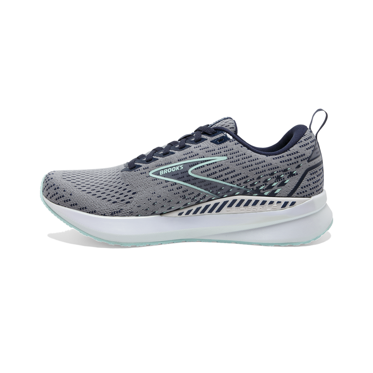 Brooks Levitate Gts 5 אפור-טווס-כחול בהיר