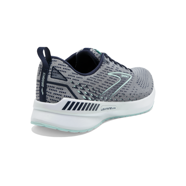 Brooks Levitate Gts 5 אפור-טווס-כחול בהיר
