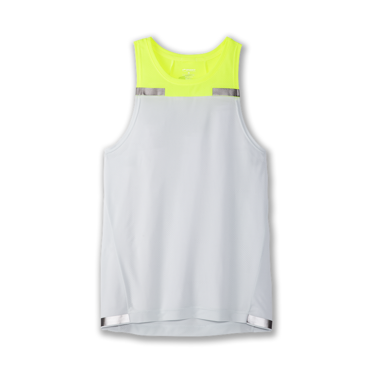 Brooks Carbonite מיכל אפור קרח-ג'קארד חיי לילה