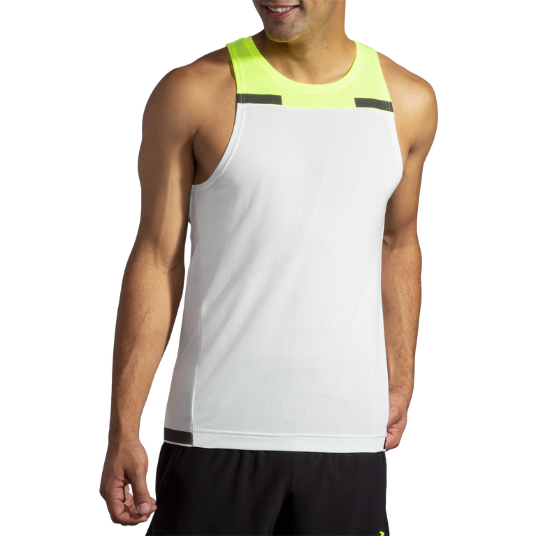 Brooks Carbonite מיכל אפור קרח-ג'קארד חיי לילה