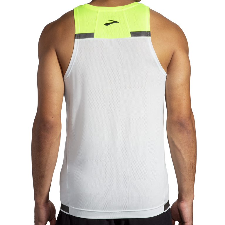 Brooks Carbonite מיכל אפור קרח-ג'קארד חיי לילה