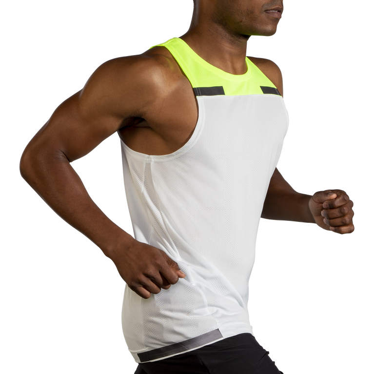 Brooks Carbonite מיכל אפור קרח-ג'קארד חיי לילה