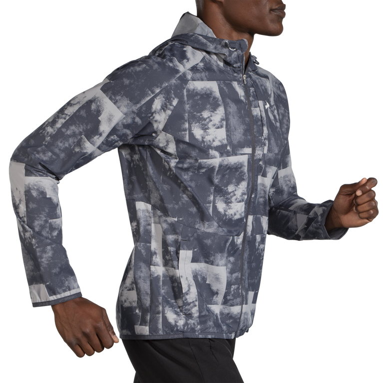 ז'קט חופה ברוק בטון הדפס צבע ענן