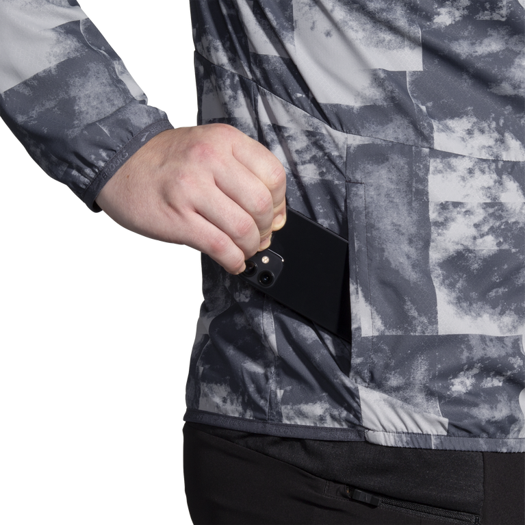 ז'קט חופה ברוק בטון הדפס צבע ענן