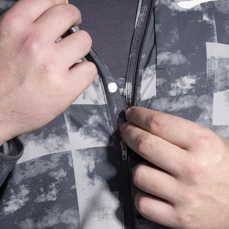 ז'קט חופה ברוק בטון הדפס צבע ענן