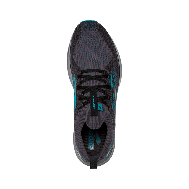 Brooks Levitate Stealthfit 5 שחור-אבוני-קריסטל צהבהב