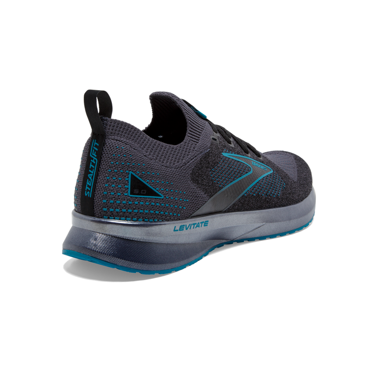 Brooks Levitate Stealthfit 5 שחור-אבוני-קריסטל צהבהב