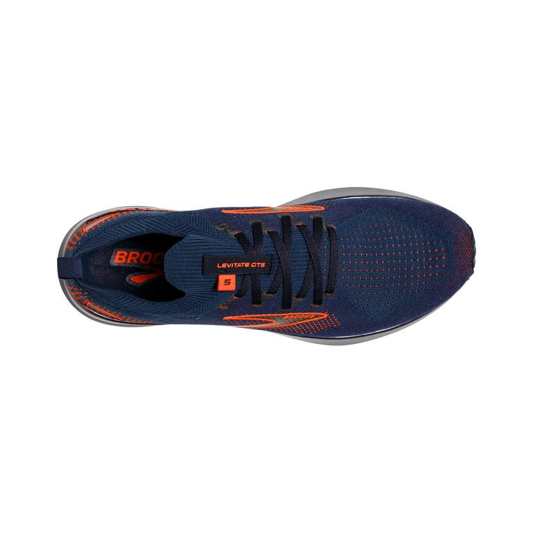 Brooks Levitate Stealthfit Gts 5 Peacoat-titan-flame
