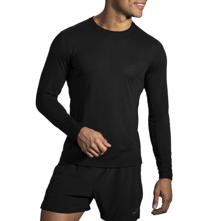 ברוקס מרחק שרוול ארוך שחור