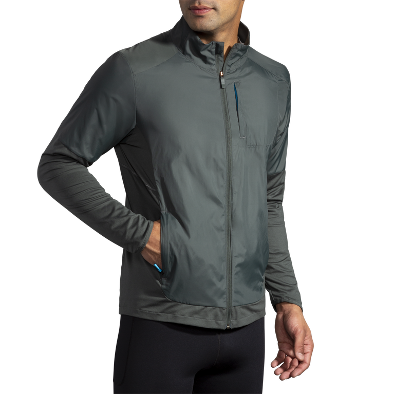 Brooks Fusion מעיל היברידי צדפה כהה