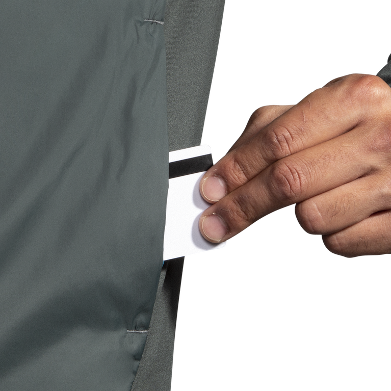 Brooks Fusion מעיל היברידי צדפה כהה