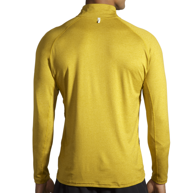 Brooks Dash 1/2 Zip Heather Golden Hour