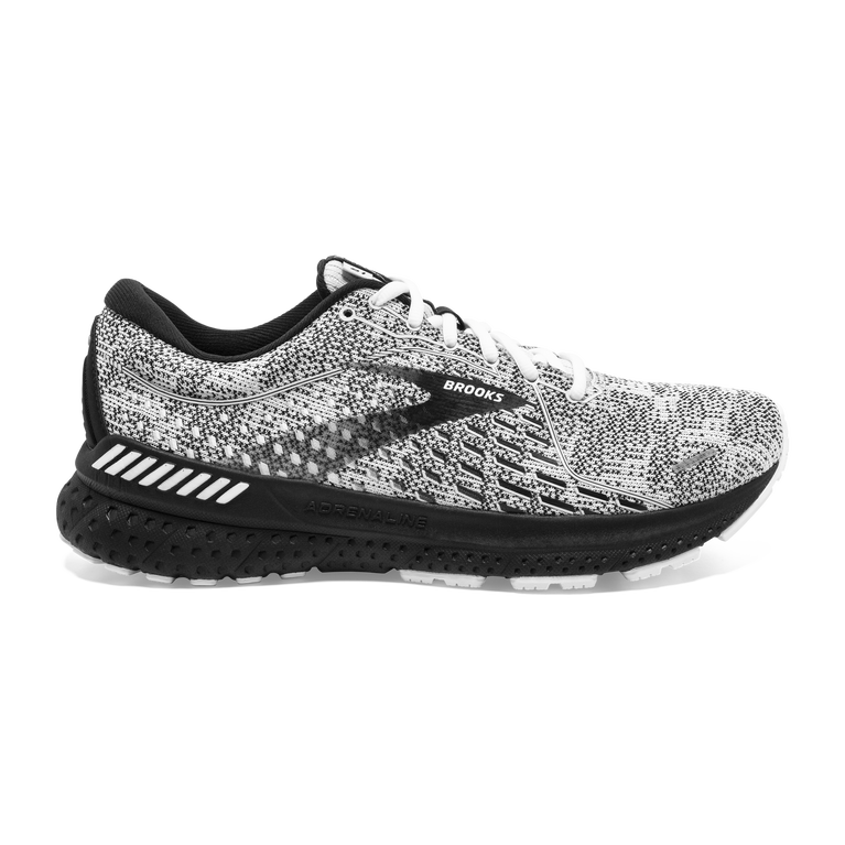 Brooks Adrenaline Gts 21 לבן-אפור-שחור
