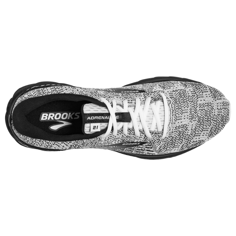 Brooks Adrenaline Gts 21 לבן-אפור-שחור