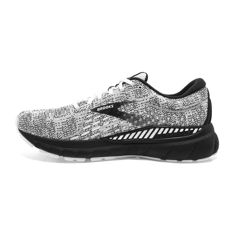 Brooks Adrenaline Gts 21 לבן-אפור-שחור