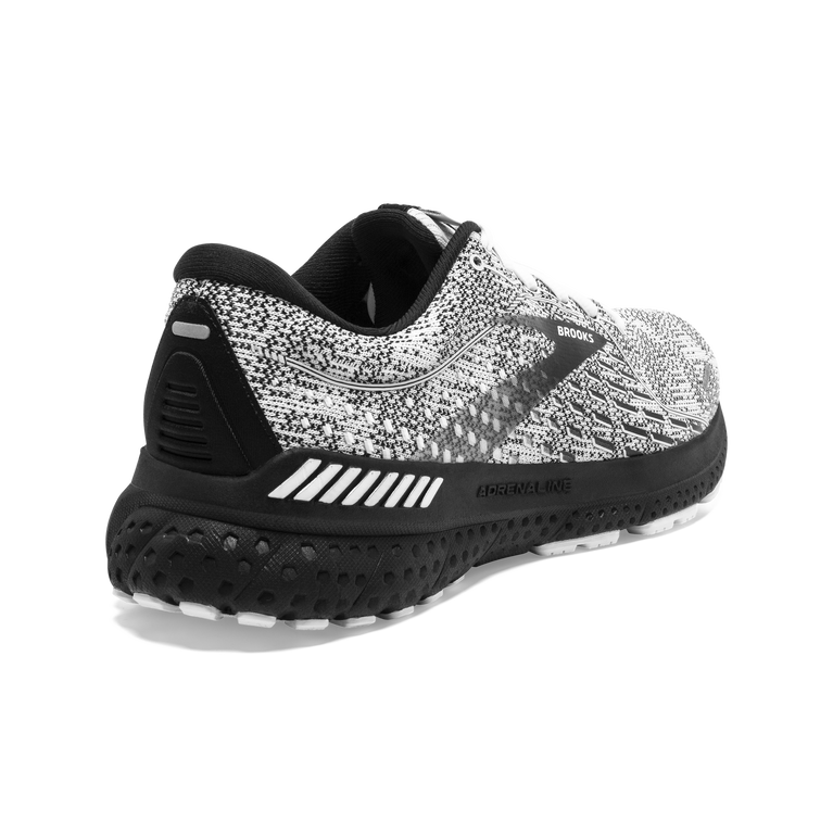 Brooks Adrenaline Gts 21 לבן-אפור-שחור