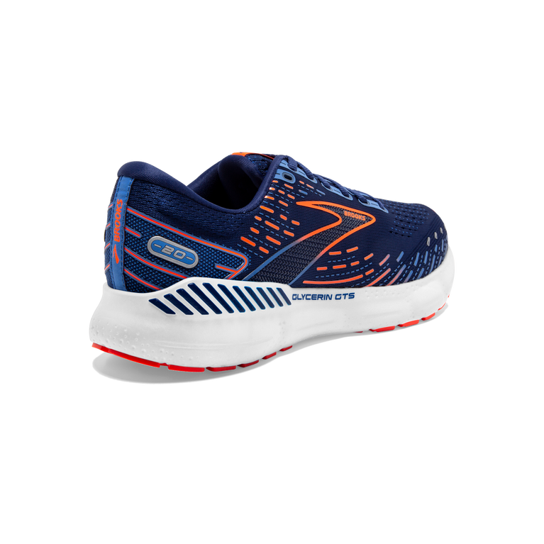 Brooks Glycerin Gts 20 עומק כחול-כתום
