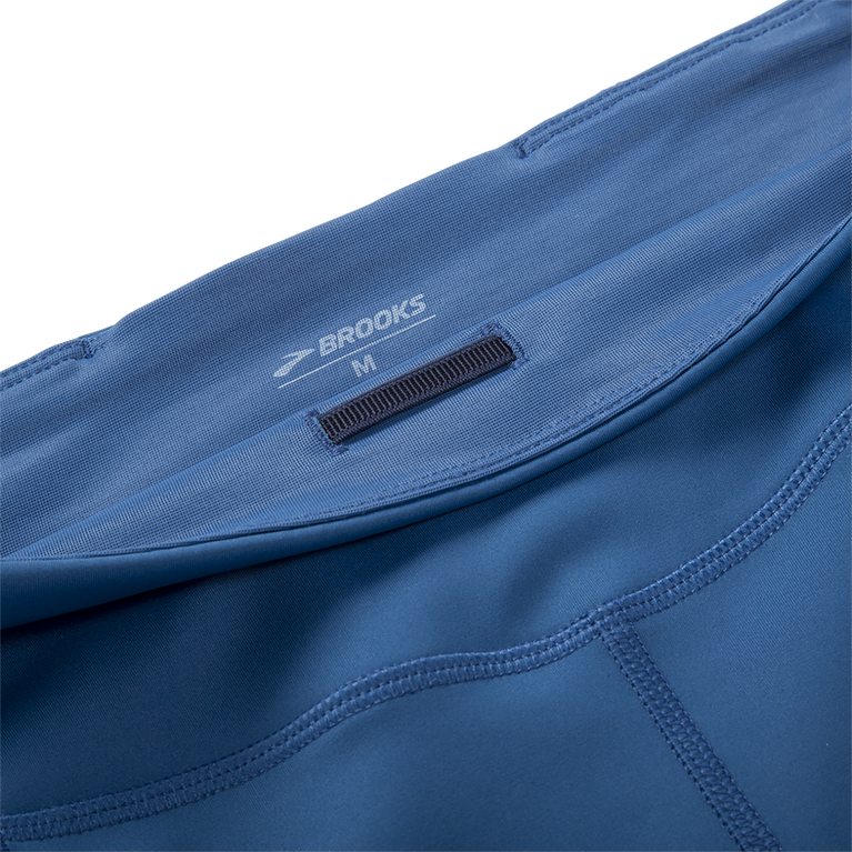 שיטת Brooks 5 אינץ' קצר אפר כחול הדוק