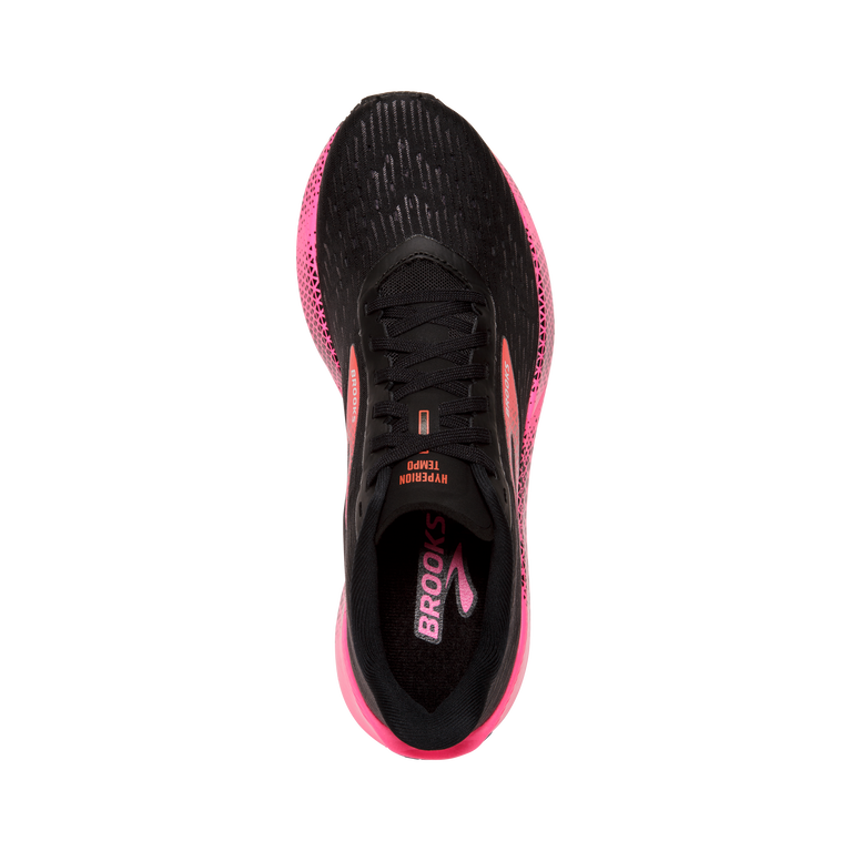 Brooks Hyperion Tempo שחור-לוהט אלמוגים