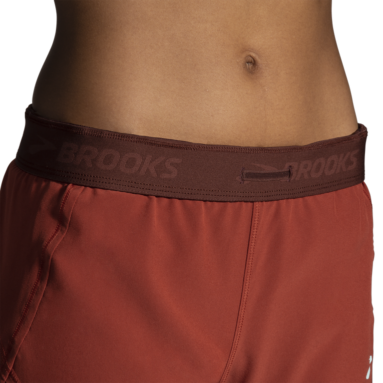 Brooks Chaser 5 אינץ' 2-in-1 צימוק קצר נחושת