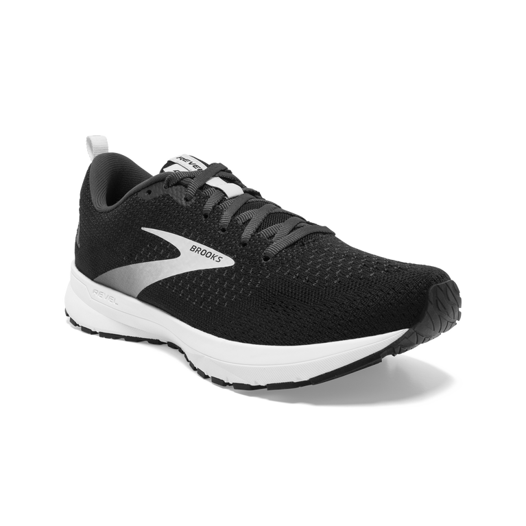 Brooks Revel 4 נשים שחור-צדפה-כסף