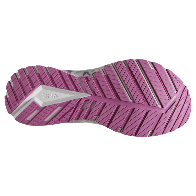 Brooks Revel 4 לבן-לילך-ורוד