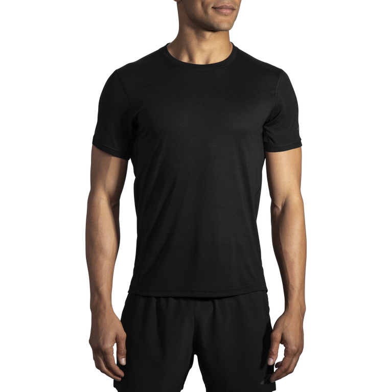 ברוקס מרחק שרוול קצר שחור