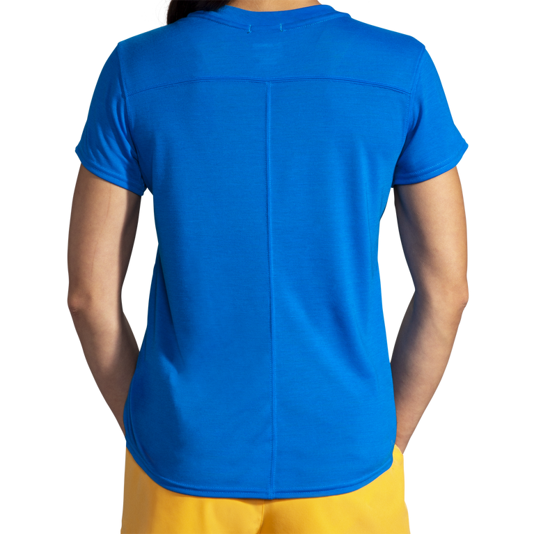 ברוקס כחול מרחק שרוול קצר