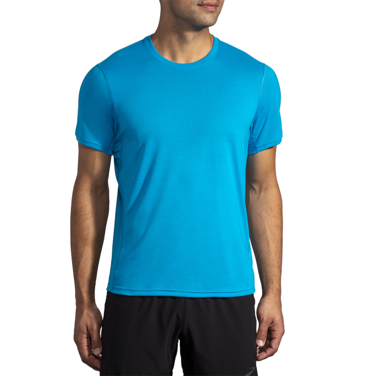 ברוקס מרחק שרוול קצר חשמלי כחול