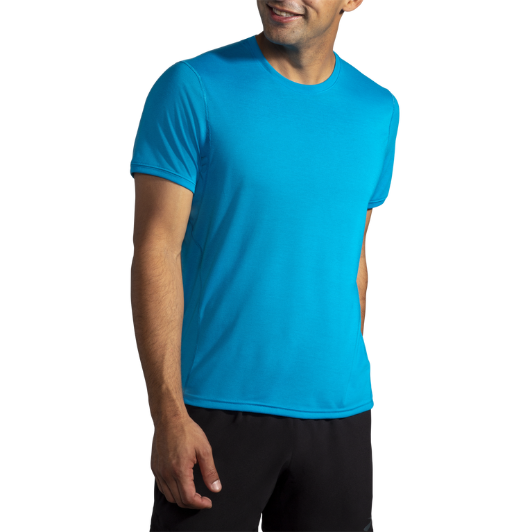 ברוקס מרחק שרוול קצר חשמלי כחול