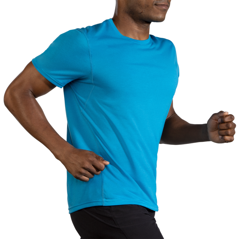 ברוקס מרחק שרוול קצר חשמלי כחול