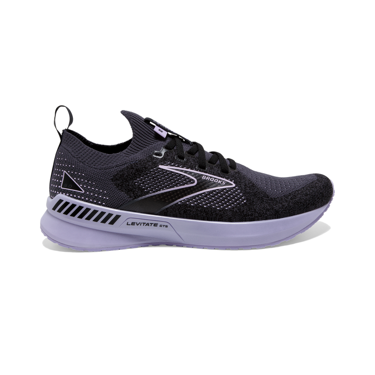 Brooks Levitate Stealthfit Gts 5 שחור-אבוני-לילך