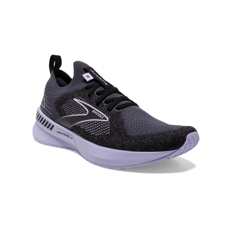 Brooks Levitate Stealthfit Gts 5 שחור-אבוני-לילך