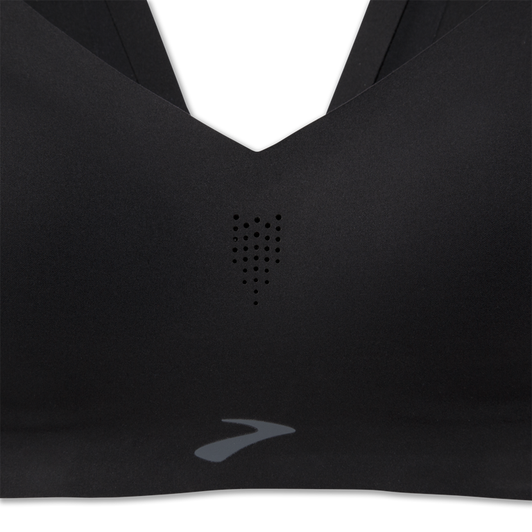 Brooks מעז חזיית רצועות לרוץ שחורה