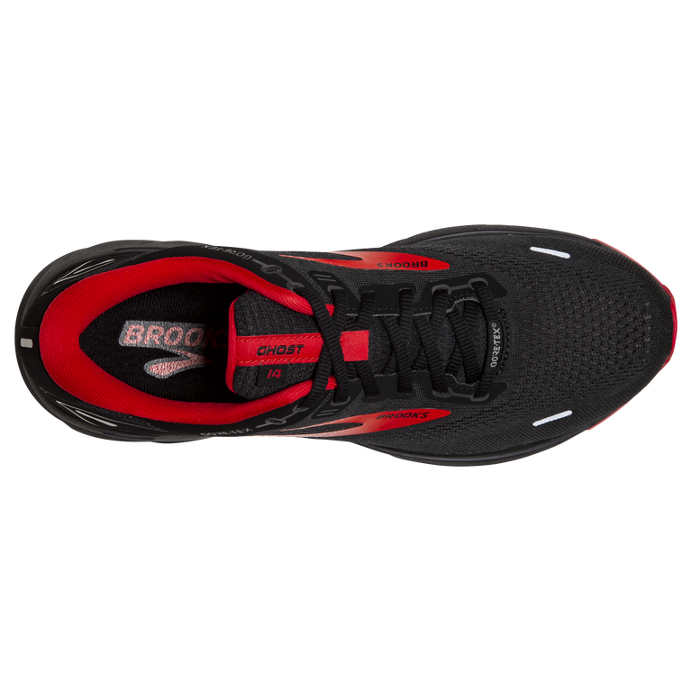 Brooks Ghost 14 Gtx שחור-שחור פנינה-אדום