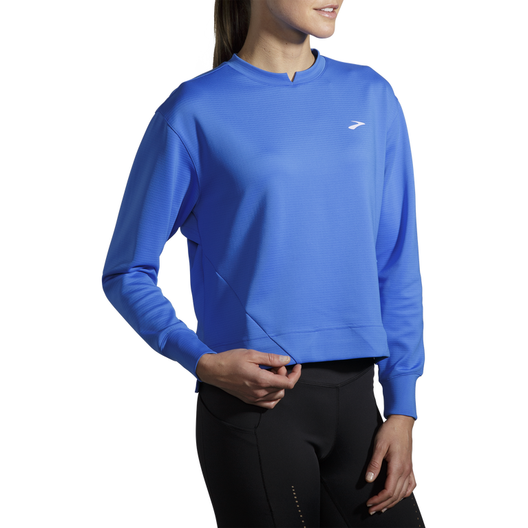 פלחים רצים בתוך סווטשירט כחול